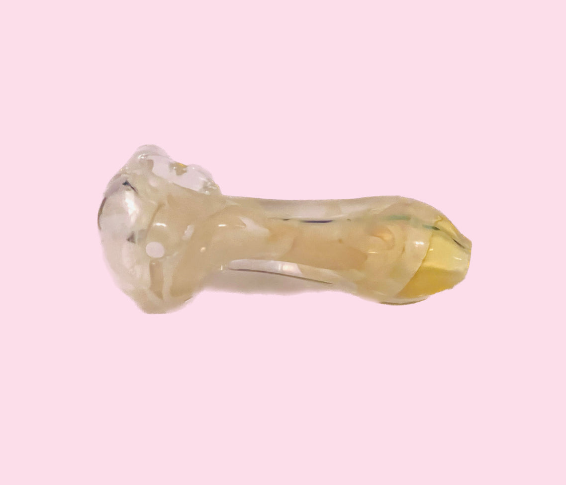 Clear and white Elegant Heavy Pipe
