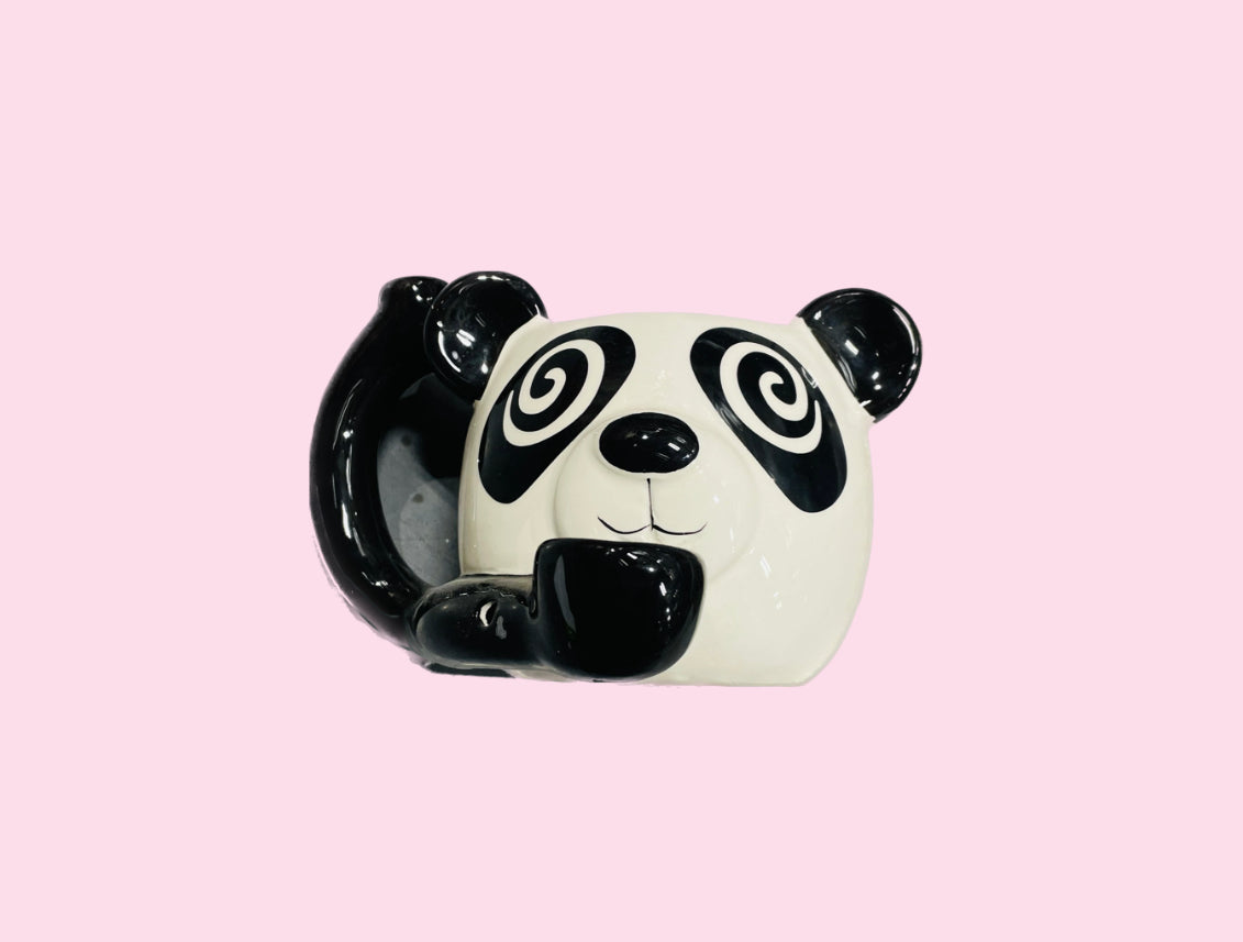 Panda Coffee Mug Ceramic Pipe