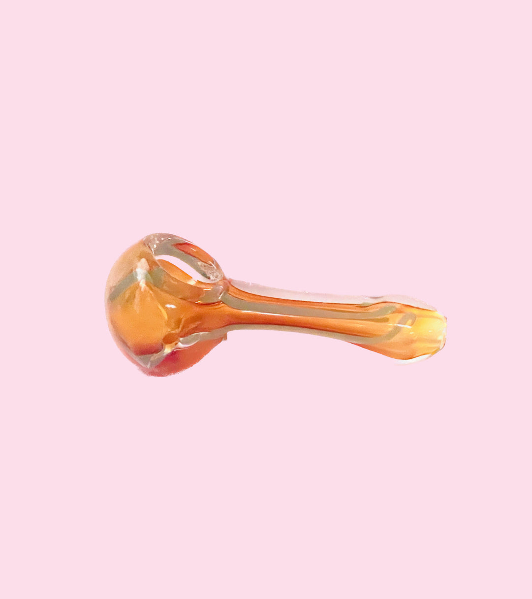 3.5" Amber and Green Pipe
