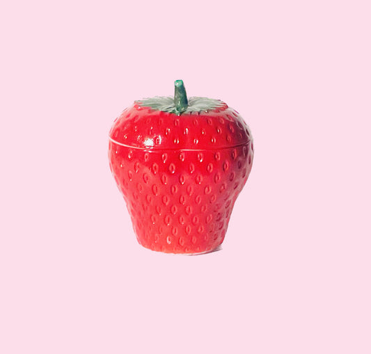 Red/Green Strawberry Stash Jar