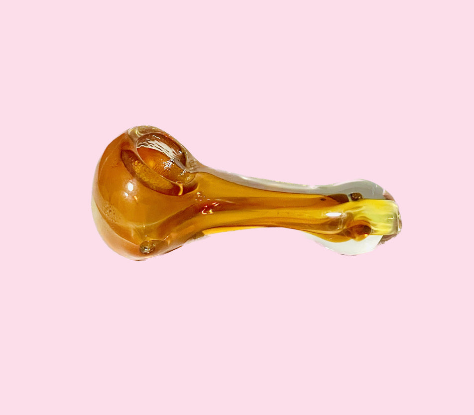 3.5" Amber and Yellow Pipe
